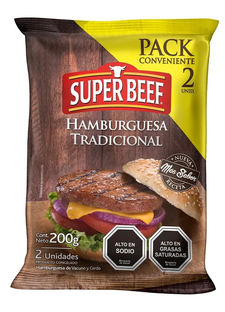 Pack de hambuguesas Super beet (2 und)