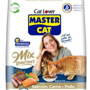 Comida para gato a granel Master cat (samon, carne, pollo) Adultos